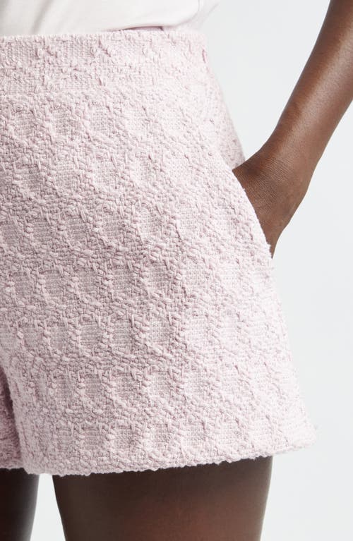 St John St. John Collection Honeycomb Tweed Shorts In Primrose