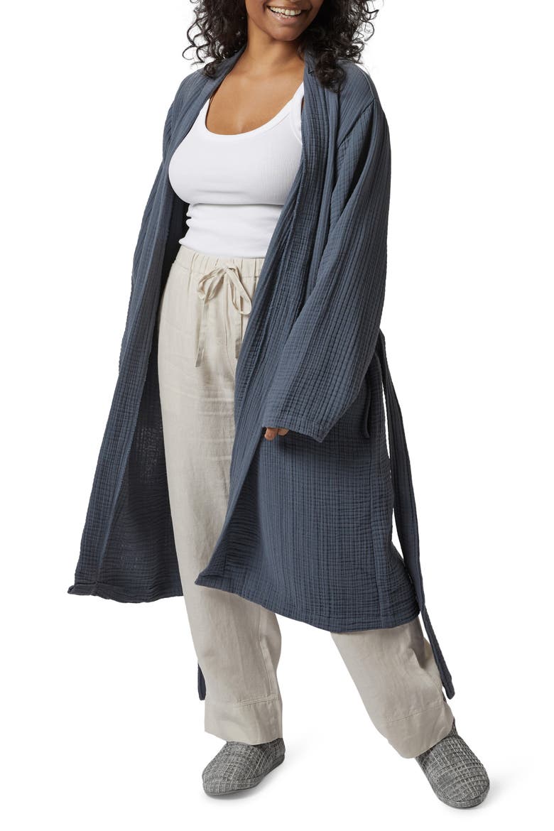 Gender Inclusive Cloud Cotton Robe, Main, color, DUSK