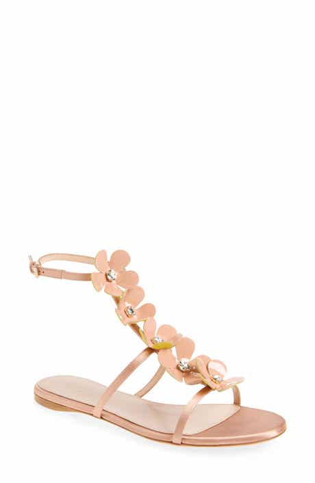 Giambattista Valli Flower Ankle Strap Sandal