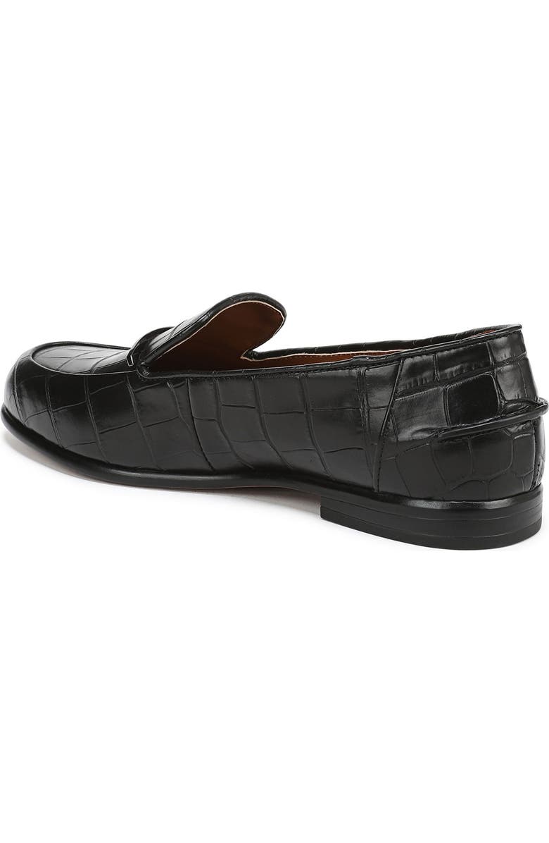 Franco Sarto Mirabelle Bit Loafer, Alternate, color, Black Croc Embossed