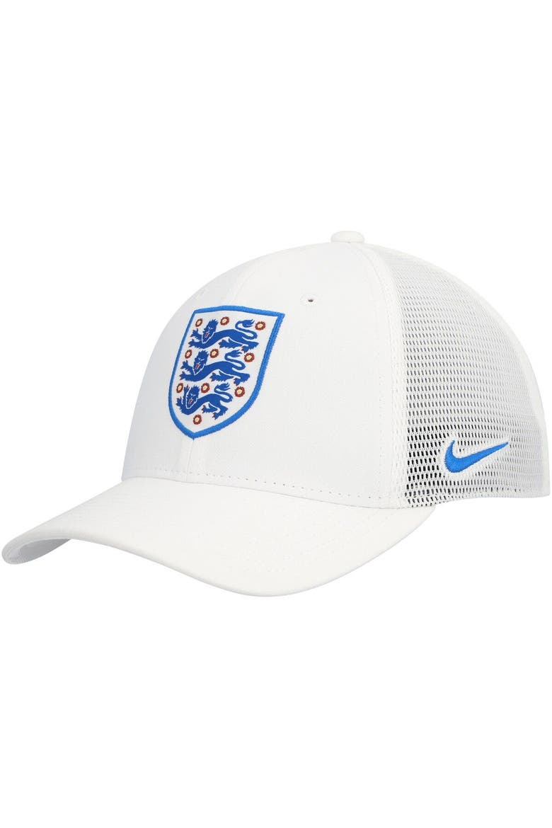 Men's Nike White England National Team Legacy91 Aerobill Performance Flex Hat, Main, color, White