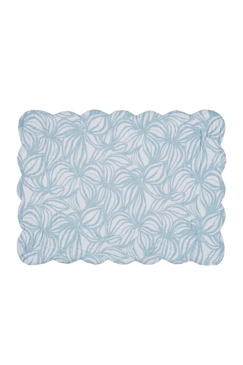 Azzurra Marine Coastal 100% Cotton Set of 6 Placemats 13" x 19", Alternate, color, Blue