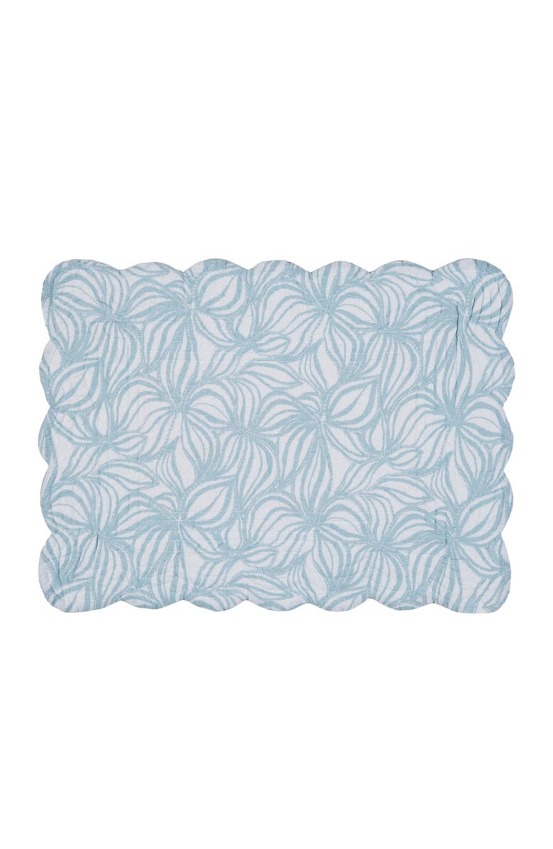 C&F Home Azzurra Marine Coastal 100% Cotton Set of 6 Placemats 13" x 19", Alternate, color, Blue