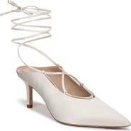 Favorite Daughter Sloan Ankle Wrap Pointed Toe Mule Pump