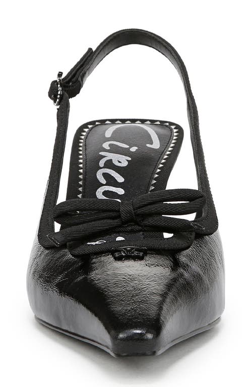 Circus Ny By Sam Edelman Cassidy Pointed Toe Slingback Pump In Black