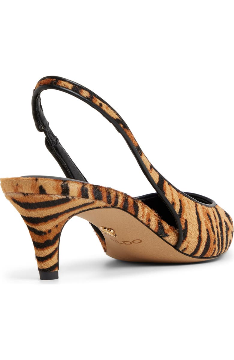 ALDO Leanah Genuine Calf Hair Pointed Toe Pump, Alternate, color, Open Brown