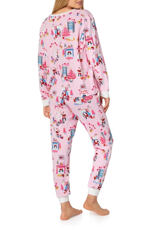 Bedhead Pajamas Holiday Print Stretch Organic Cotton Pajamas In Multi
