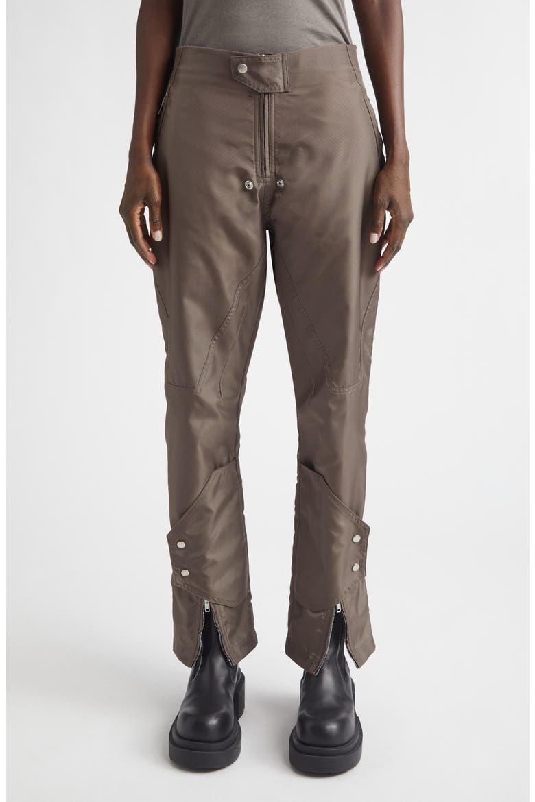 Temple Stretch Nylon Moto Pants, Main, color, DUST