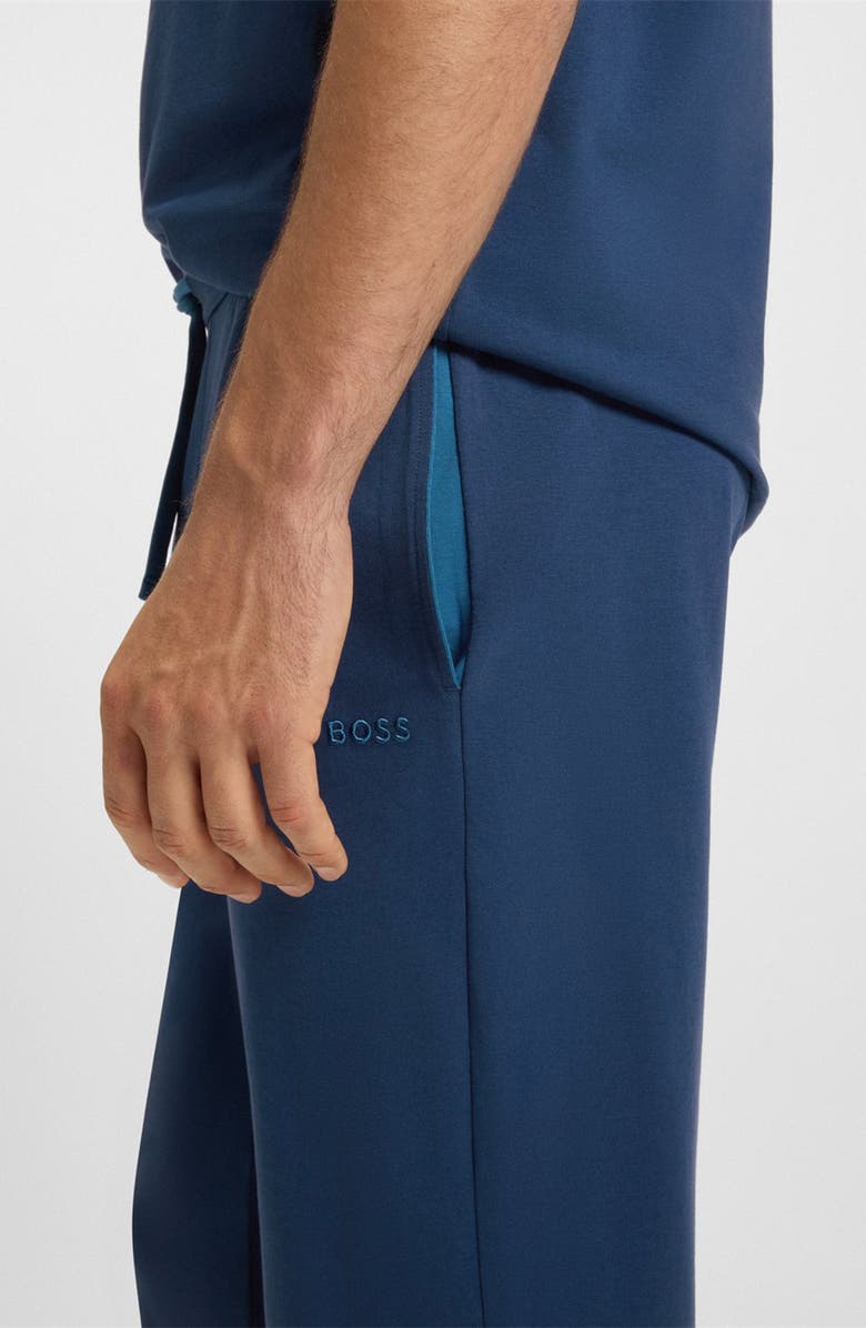 BOSS Mix Match Stretch Cotton Lounge Pants, Alternate, color, Open Blue