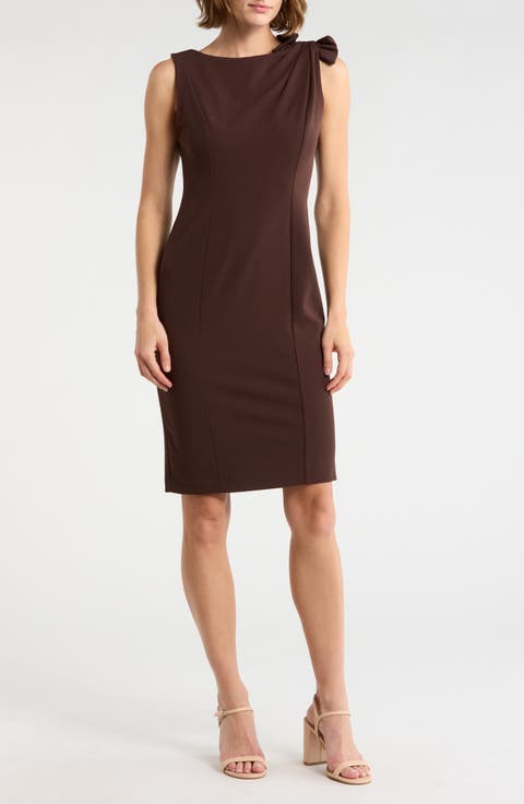 Bow Sheath Dress