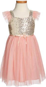 Popatu Sequin Bodice Tulle Dress