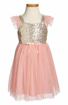 Popatu Sequin Bodice Tulle Dress