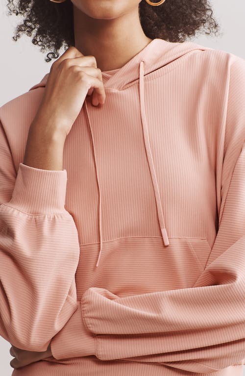 Rhone Ripple Hoodie In Cameo Pink