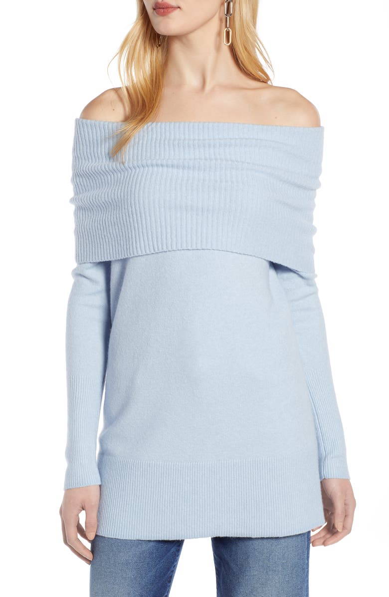 Halogen<sup>®</sup> Convertible Neck Sweater, Main, color, 