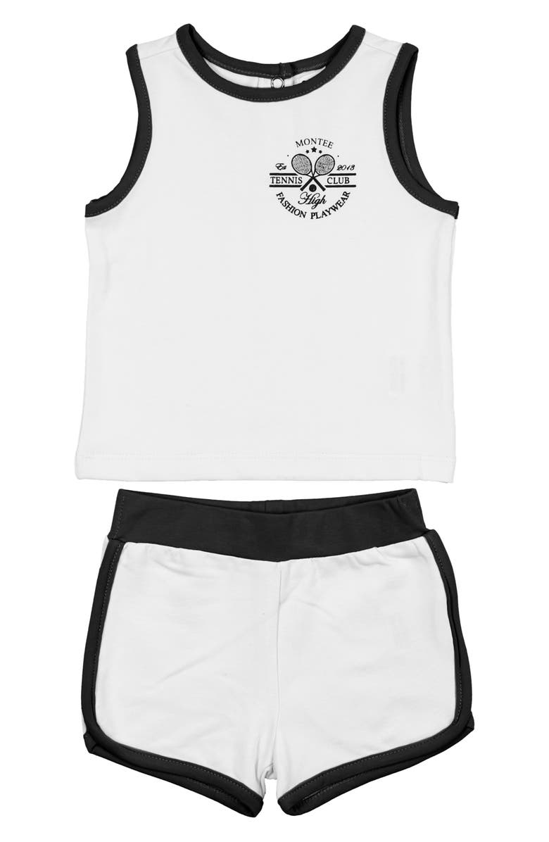 Manière Tennis Club Tank & Shorts Set, Main, color, 