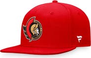 FANATICS Men's Fanatics Branded Red Ottawa Senators Core Primary Logo Fitted Hat