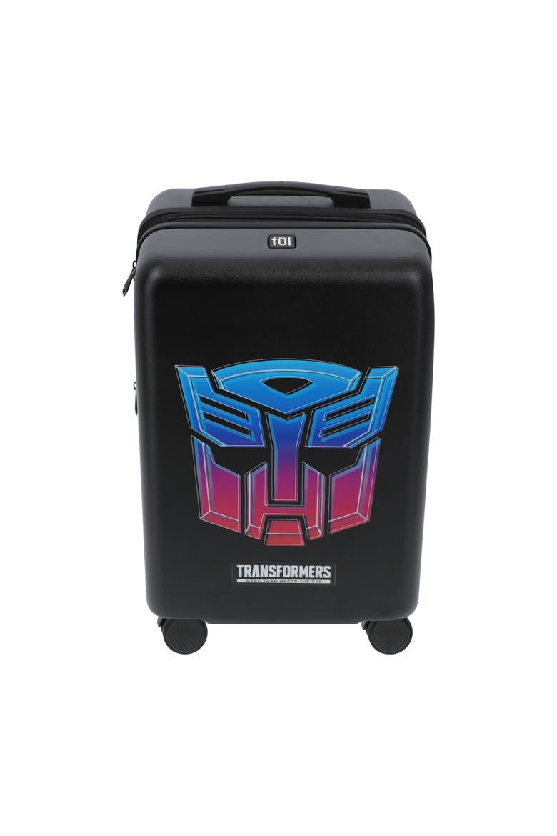 HASBRO TRANSFORMERS 22.5" CARRY-ON LUGGAGE, Alternate, color, BLACK