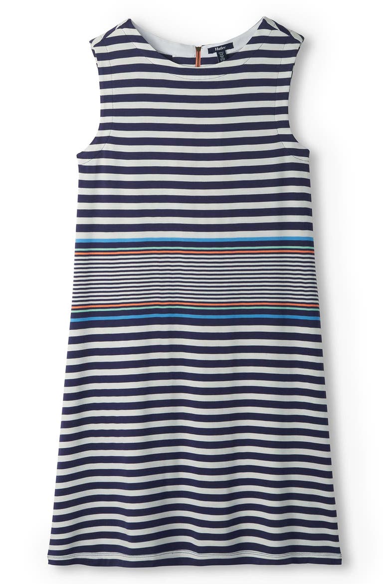 Sofia Rainfall Stripes Sleeveless Dress, Alternate, color, BLUE