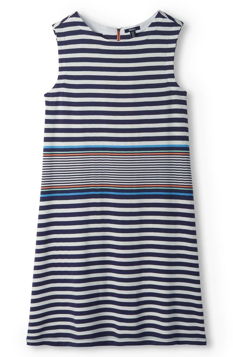 Hatley Sofia Rainfall Stripes Sleeveless Dress, Alternate, color,