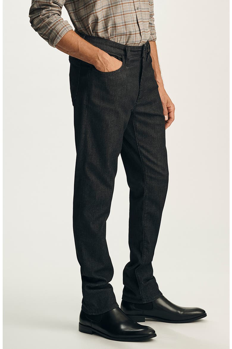 Courage Straight Leg Jeans, Alternate, color, BLACK SPORTY