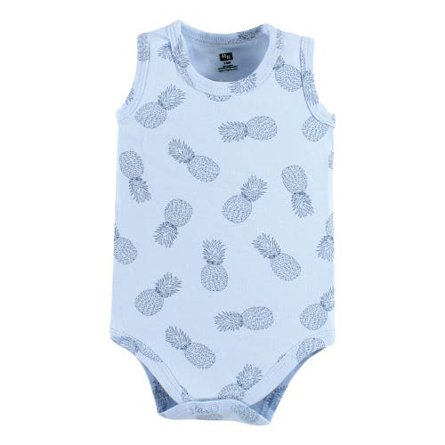 Hudson Baby Cotton Tank-style Bodysuits In Multi