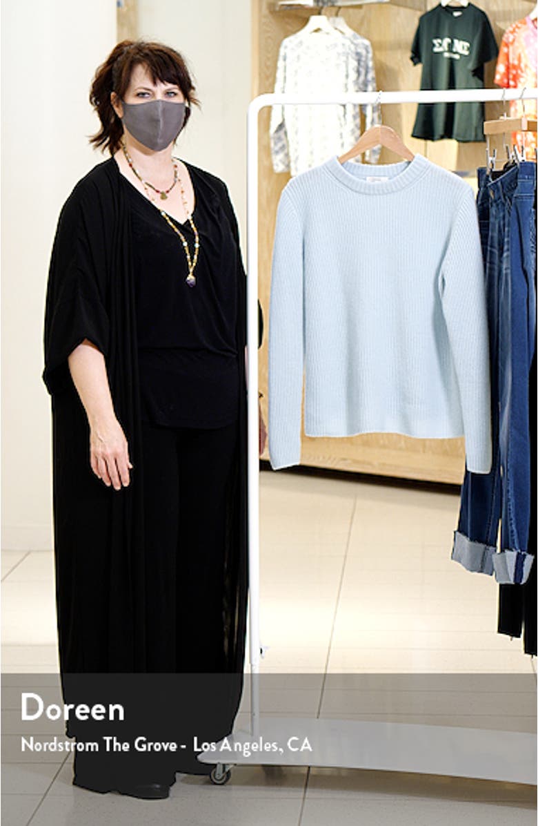 Shaker Stitch Cashmere Sweater, sales video thumbnail