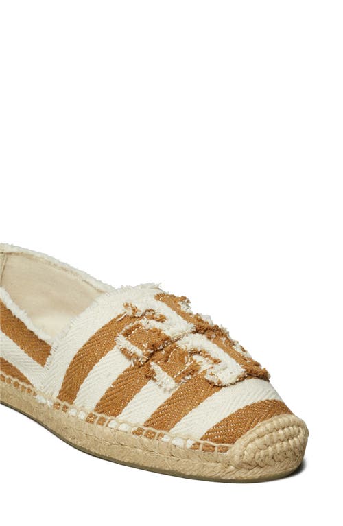 TORY BURCH TORY BURCH FRAY STRIPE ESPADRILLE FLAT