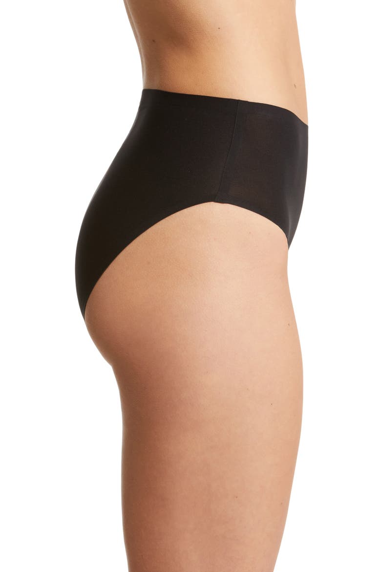 Soft Stretch High Cut Briefs, Alternate, color, BLACK