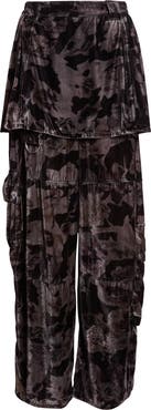 Collina Strada Lawn Plaid Skirt Overlay Cargo Pants