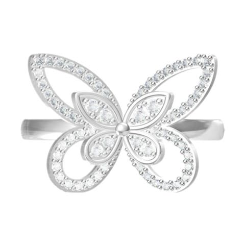 Crystal Butterfly Ring