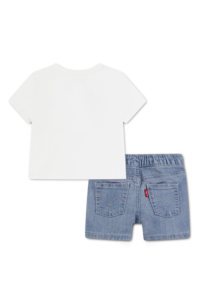Levi's Logo Graphic T-Shirt & Shorts Set, Alternate, color, Bright White