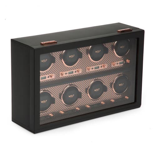 Wolf Axis 8 Piece Watch Winder In Copper