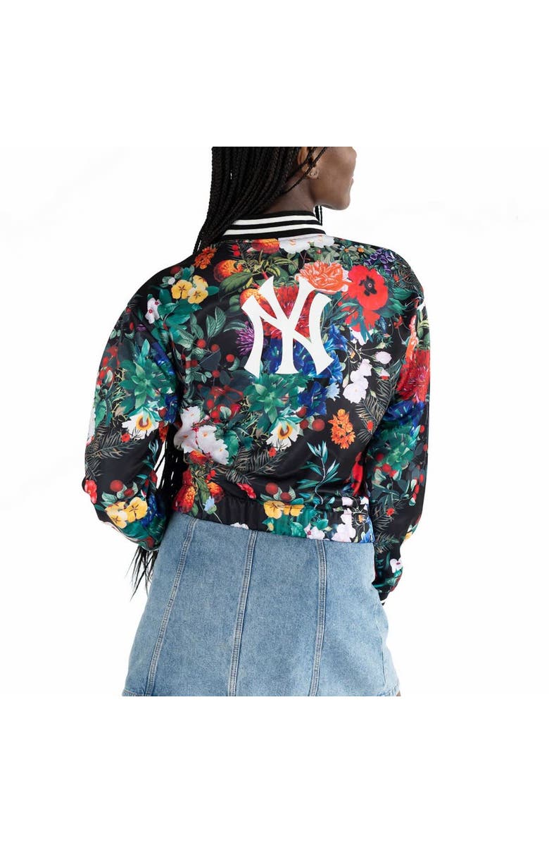 LUSSO Women's Lusso Black New York Yankees Marissa Full-Zip Jacket, Alternate, color,