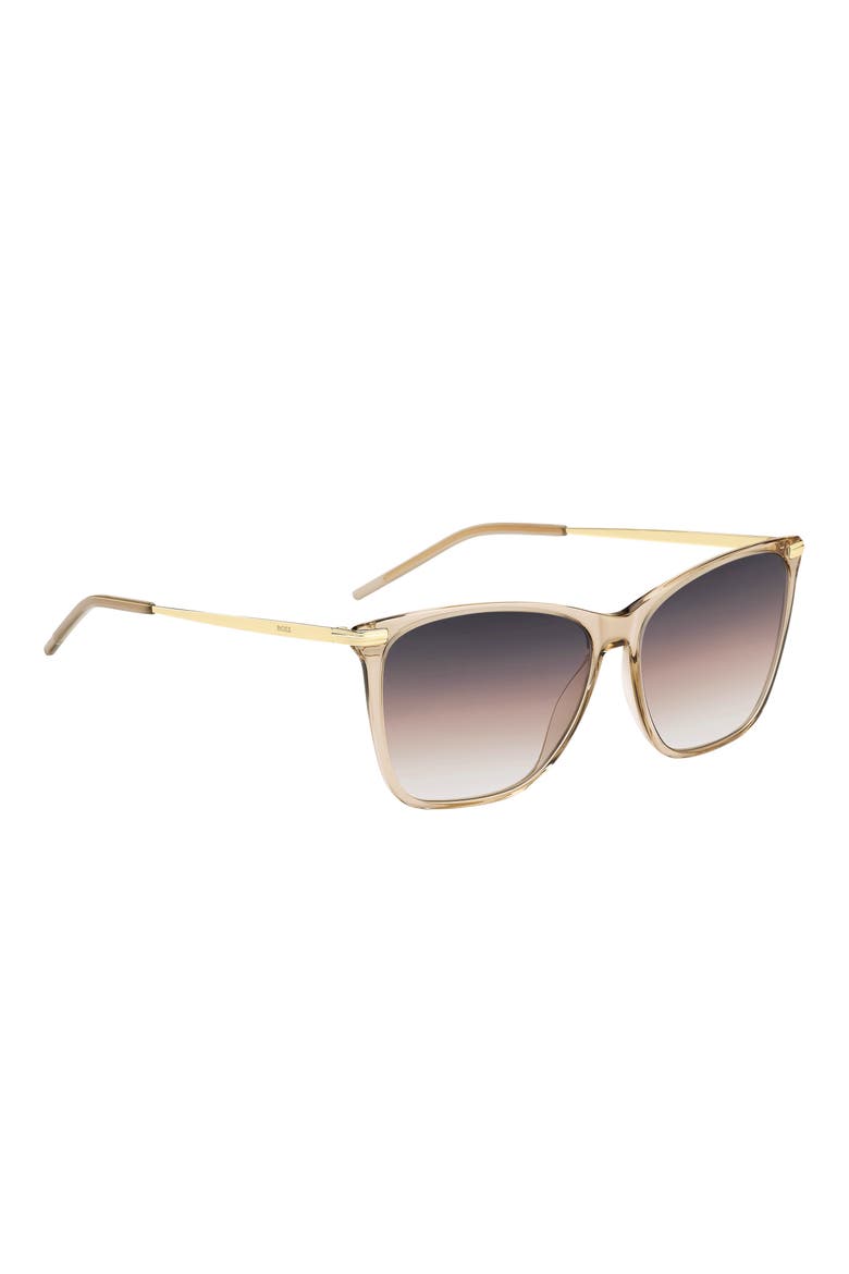 58mm Square Sunglasses, Alternate, color, 084A-PR