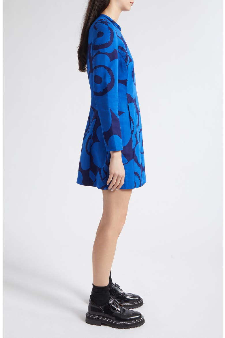 Melkein Unikko Minidress, Alternate, color, DARK BLUE BLUE