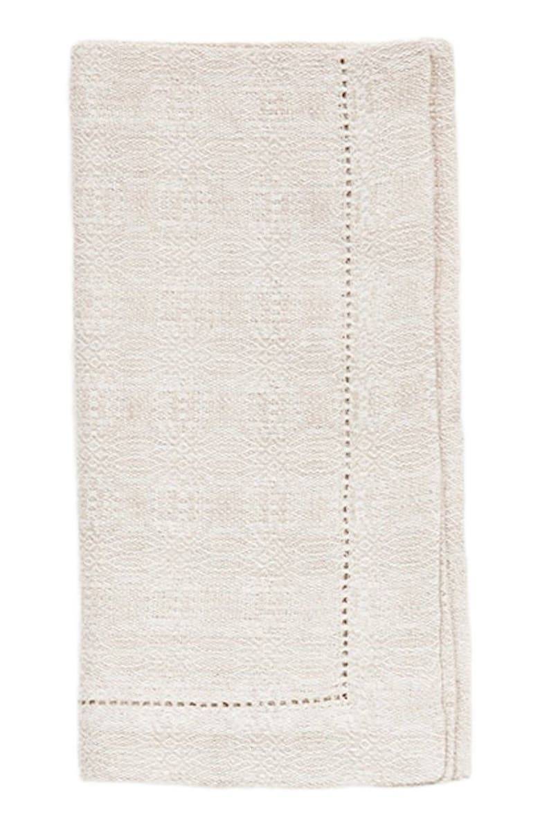 Mungo Cloverleaf Napkins - Set of 4, Main, color, Natural