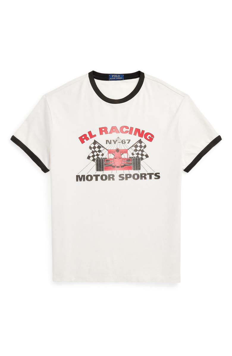 Polo Ralph Lauren Classic Fit Motorsport Graphic T-Shirt, Alternate, color, 