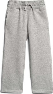 Mightly Kids Cozy Organic Cotton Wide Leg Fleece Pants