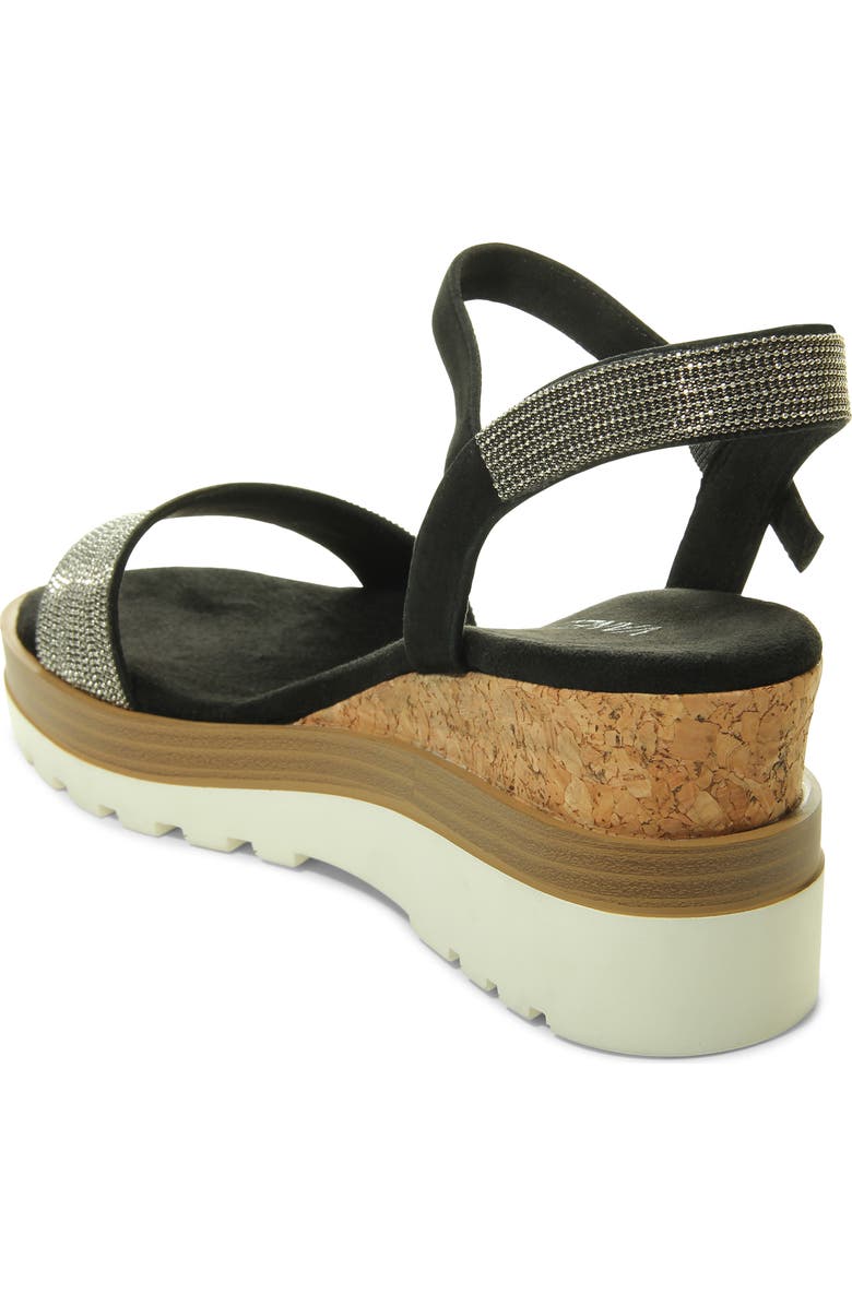 VANELi Cedra Platform Wedge Sandal, Alternate, color, Black Suede