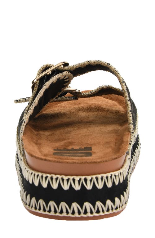 Dirty Laundry Cubana Buckle Platform Sandal In Black