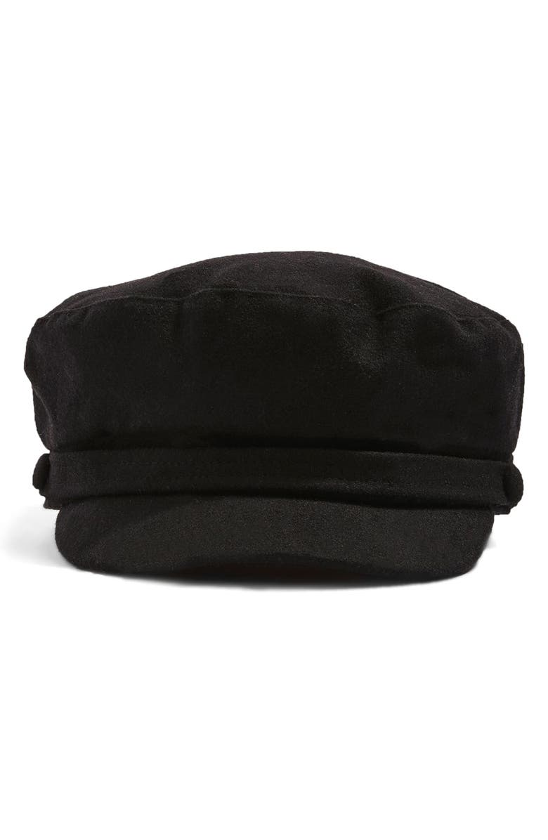 Topshop Baker Boy Cap, Main, color,