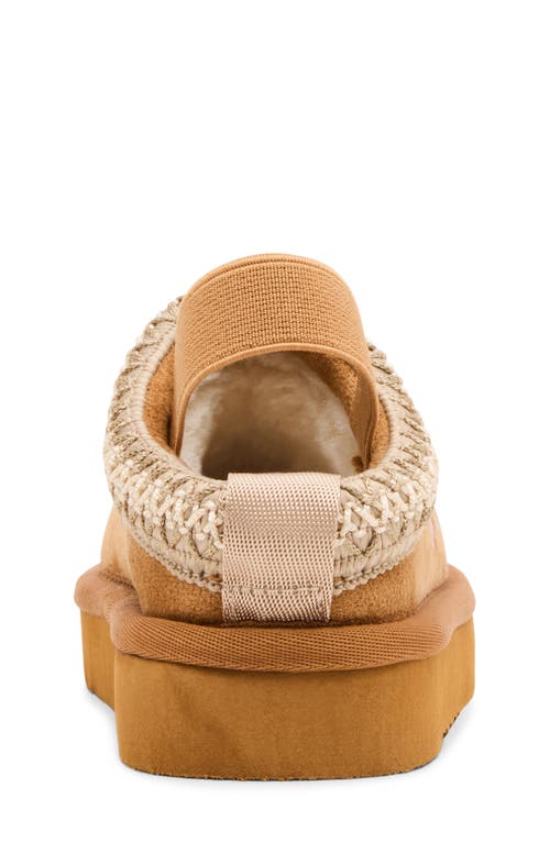 Steve Madden Kids' Jordye Faux Shearling Lined Slingback Clog In Brown