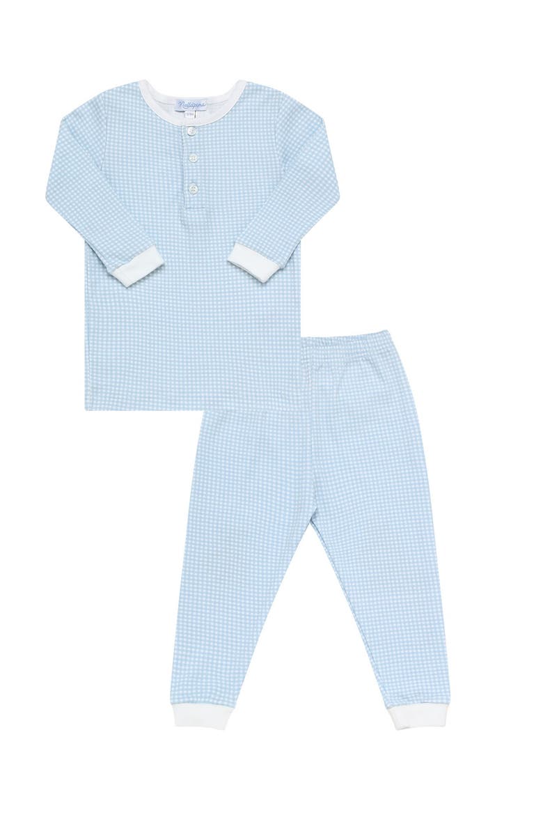 Blue Gingham Pajamas - Toddler & Little Kid, Alternate, color, Blue