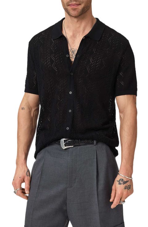 Emil Pointelle Short Sleeve Caridgan