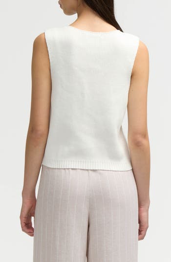 Ribbed Knit Short Vest