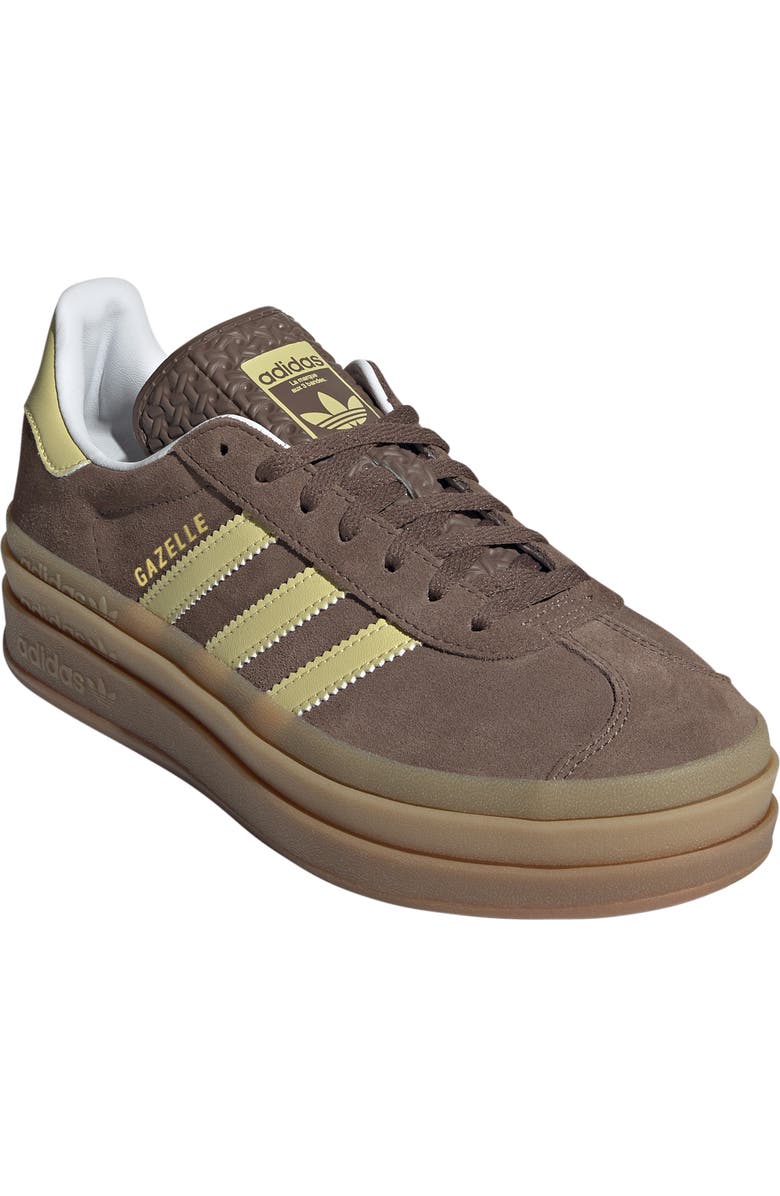 adidas Gazelle Bold Platform Sneaker, Main, color, Earstr/Pow