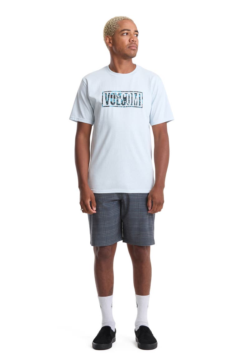 Chaotic Cotton Graphic T-Shirt, Alternate, color, LIGHT BLUE