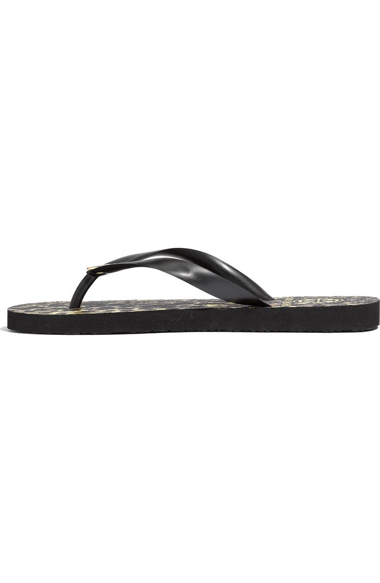 Tory Burch Enamel Logo Flip Flop, Alternate, color,