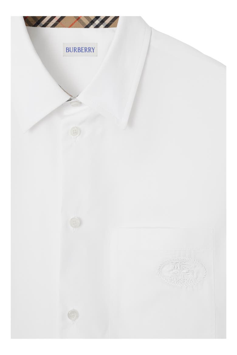 Cotton Poplin Shirt, Alternate, color, White