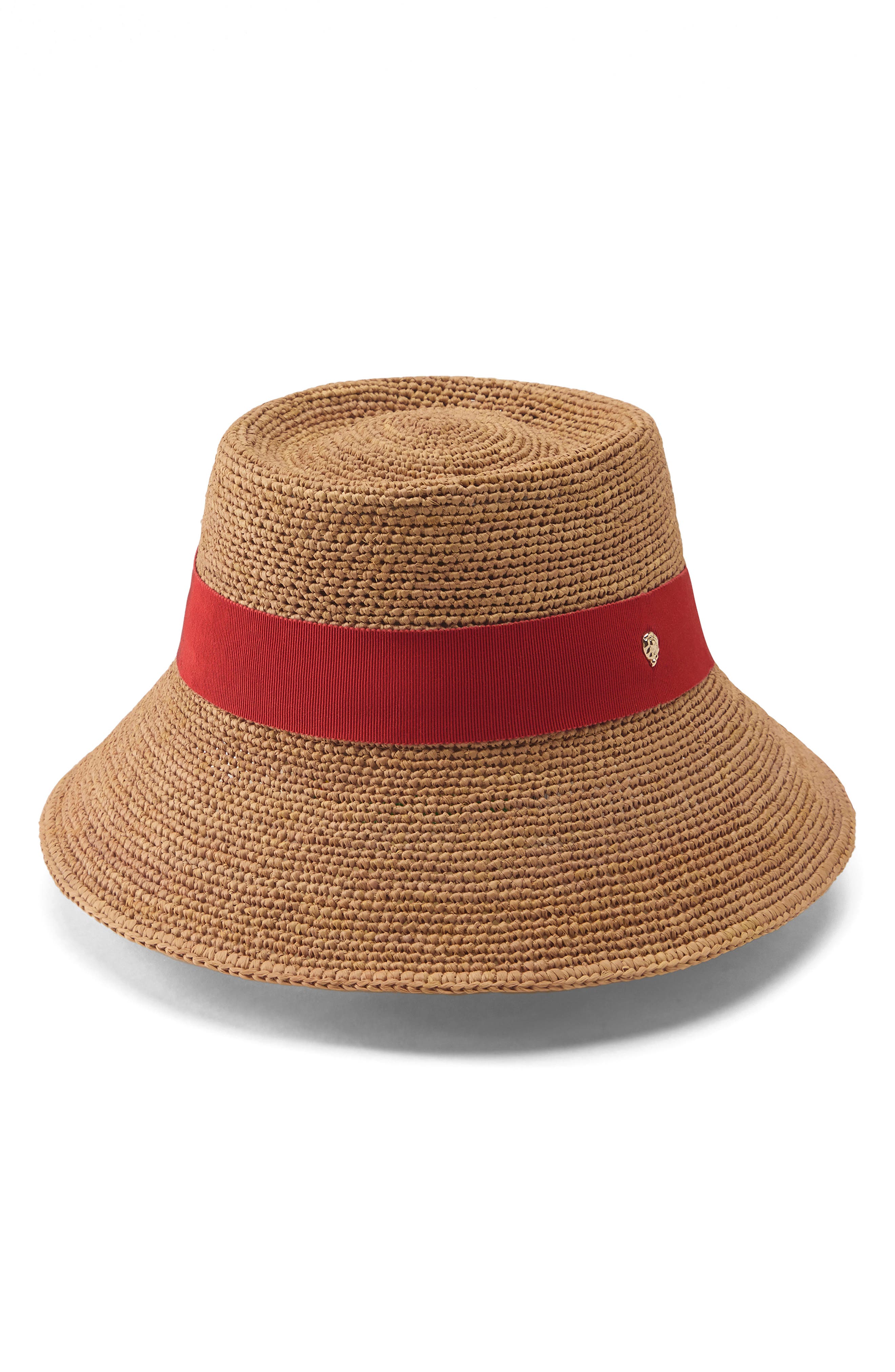 Clover Raffia Porkpie Hat